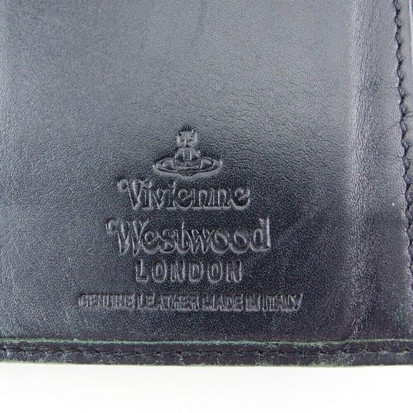 VIVIENNE WESTWOOD Long Wallet Orb PVC x Leather Authentic - Picture 9 of 10
